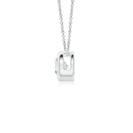 Load image into Gallery viewer, Lab-Grown Bezel-Set Round Diamond Solitaire Pendant
