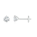 Load image into Gallery viewer, Lab-Grown Prong-Set Round Diamond Martini Stud Earrings
