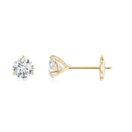 Load image into Gallery viewer, Lab-Grown Prong-Set Round Diamond Martini Stud Earrings
