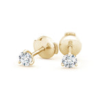 Load image into Gallery viewer, Lab-Grown Prong-Set Round Diamond Martini Stud Earrings
