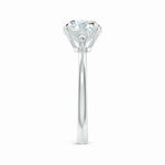 Load image into Gallery viewer, Solitaire Round Claw-Set Lab-Grown Diamond Classic Engagement Ring

