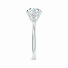 Solitaire Round Claw-Set Lab-Grown Diamond Classic Engagement Ring