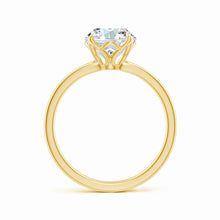 Solitaire Round Claw-Set Lab-Grown Diamond Classic Engagement Ring