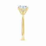 Load image into Gallery viewer, Solitaire Round Claw-Set Lab-Grown Diamond Classic Engagement Ring
