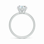 Load image into Gallery viewer, Solitaire Round Claw-Set Lab-Grown Diamond Classic Engagement Ring
