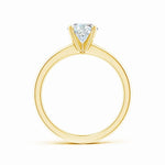 Load image into Gallery viewer, Lab Solitaire Round Diamond Tapered Setting Engagement Ring
