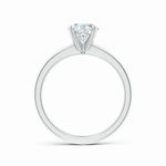 Load image into Gallery viewer, Lab Solitaire Round Diamond Tapered Setting Engagement Ring
