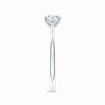 Load image into Gallery viewer, Prong Set Round Lab-Grown Diamond Reverse Tapered Setting Cathedral Engagement Ring
