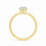 Load image into Gallery viewer, Solitaire Oval Prong Set Lab-Grown Diamond Classic Engagement Ring
