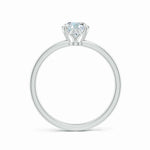 Load image into Gallery viewer, Solitaire Oval Prong Set Lab-Grown Diamond Classic Engagement Ring
