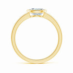 Load image into Gallery viewer, Lab-Grown East-West Oval Diamond Solitaire Ring Bezel Setting
