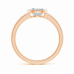 Load image into Gallery viewer, Lab-Grown East-West Oval Diamond Solitaire Ring Bezel Setting
