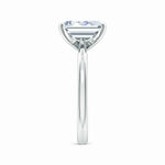 Load image into Gallery viewer, Lab-Grown Emerald Cut Diamond Reverse Tapered Setting Solitaire Engagement Ring
