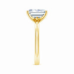 Load image into Gallery viewer, Lab-Grown Emerald Cut Diamond Reverse Tapered Setting Solitaire Engagement Ring
