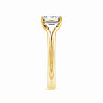 Load image into Gallery viewer, Lab-Grown Emerald Cut Diamond Double Setting Solitaire Engagement Ring

