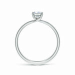 Load image into Gallery viewer, Lab-Grown Emerald Cut Diamond Double Setting Solitaire Engagement Ring
