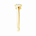 Load image into Gallery viewer, Lab Grown East West Emerald Cut Diamond Solitaire Ring
