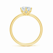 Lab-Grown Pear Shape Diamond Solitaire Classic Engagement Ring