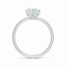 Lab-Grown Pear Shape Diamond Solitaire Classic Engagement Ring