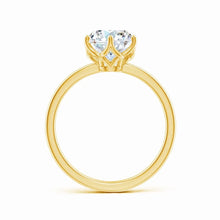 Six Prong Round Lab Diamond Solitaire Classic Engagement Ring