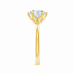 Load image into Gallery viewer, Six Prong Round Lab Diamond Solitaire Classic Engagement Ring
