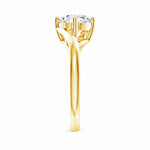 Load image into Gallery viewer, Lab-Grown Classic Round Diamond Solitaire Bypass Ring
