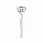 Load image into Gallery viewer, Lab-Grown Princess Cut Diamond Knife Edge Setting Grid Engagement Ring
