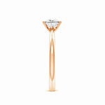 Load image into Gallery viewer, Lab-Grown Princess Cut Diamond Reverse Tapered Setting Solitaire Engagement Ring
