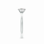 Load image into Gallery viewer, Lab-Grown Princess Cut Diamond Reverse Tapered Setting Solitaire Engagement Ring
