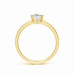 Load image into Gallery viewer, Lab-Grown Princess Cut Diamond Reverse Tapered Setting Solitaire Engagement Ring
