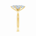Load image into Gallery viewer, Lab-Grown Marquise Diamond Reverse Tapered Setting Solitaire Engagement Ring
