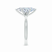 Lab-Grown Marquise Diamond Reverse Tapered Setting Solitaire Engagement Ring