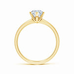 Load image into Gallery viewer, Lab-Grown Marquise Diamond Reverse Tapered Setting Solitaire Engagement Ring
