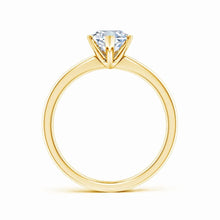 Lab-Grown Marquise Diamond Reverse Tapered Setting Solitaire Engagement Ring