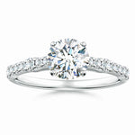 Load image into Gallery viewer, Lab-Grown Solitaire Round Diamond Engagement Ring
