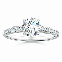 Lab-Grown Solitaire Round Diamond Engagement Ring