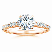 Lab-Grown Solitaire Round Diamond Engagement Ring