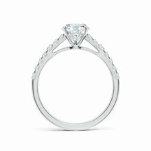 Lab-Grown Solitaire Round Diamond Engagement Ring