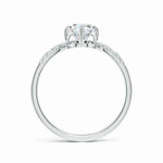 Load image into Gallery viewer, Lab-Grown Round Diamond Herringbone Engagement Ring
