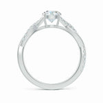 Load image into Gallery viewer, Lab-Grown Classic Solitaire Diamond Twist Shank Engagement Ring
