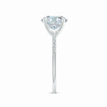 Load image into Gallery viewer, Lab-Grown Oval Nail Head Diamond Classic Engagement Ring

