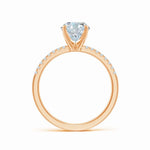 Load image into Gallery viewer, Lab-Grown Oval Nail Head Diamond Classic Engagement Ring
