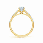 Load image into Gallery viewer, Lab-Grown Solitaire Oval Diamond Engagement Ring

