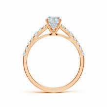Lab-Grown Solitaire Oval Diamond Engagement Ring