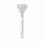 Load image into Gallery viewer, Lab-Grown Aeon Vintage Inspired Oval Diamond Solitaire Engagement Ring with Milgrain
