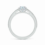 Load image into Gallery viewer, Lab-Grown Vintage Inspired Oval Diamond Split Shank Engagement Ring
