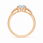 Load image into Gallery viewer, Lab-Grown Solitaire Oval Diamond Criss Cross Ring with Diamonds

