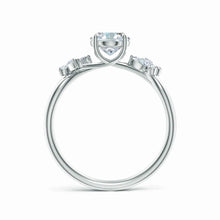 Lab-Grown Oval Diamond Butterfly Engagement Ring