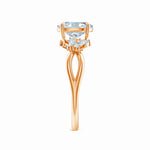 Load image into Gallery viewer, Lab-Grown Oval Diamond Butterfly Engagement Ring
