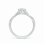 Load image into Gallery viewer, Lab-Grown Pear-Shaped Diamond Twisted Shank Engagement Ring
